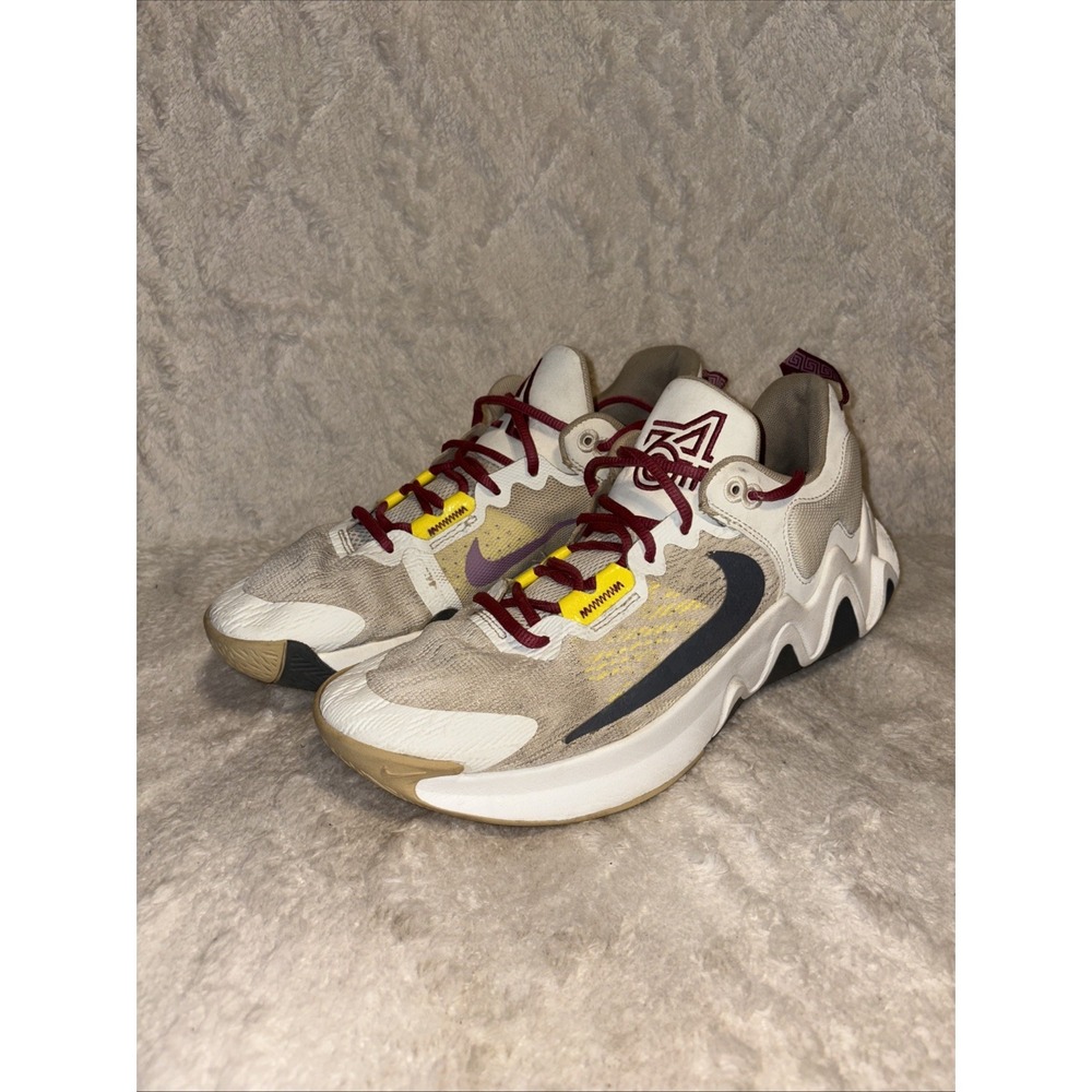 Nike Giannis Immortality 2 Mens Sail Rattan DM0825-100 Shoes/Sneakers Size 9.5